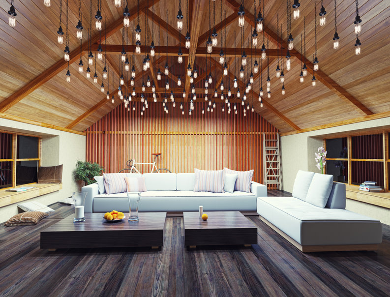intérieur maison en bois