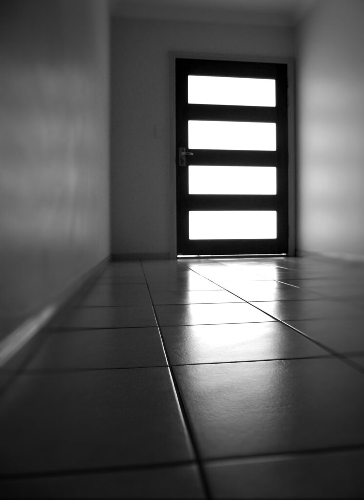 détalonnage porte flux air