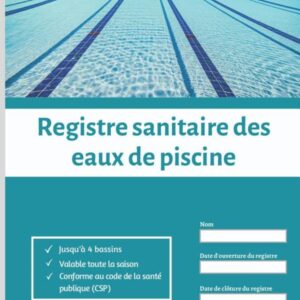 Livre de Le Maitre Nageur : Registre sanitaire des eaux de piscine